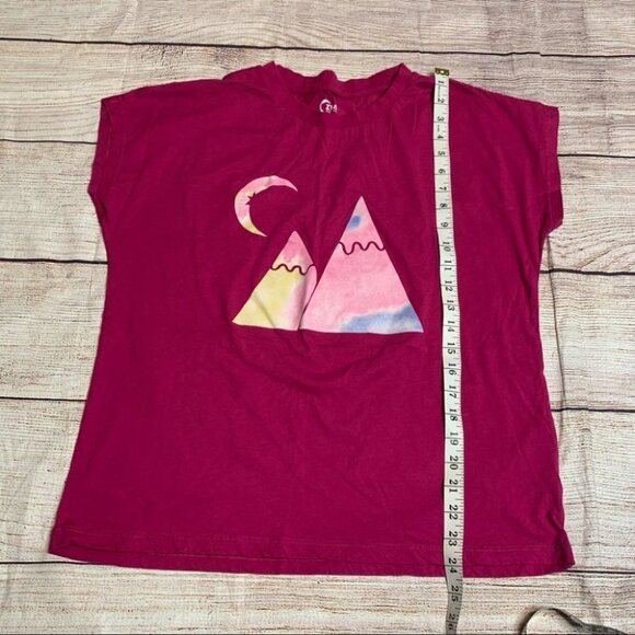 Zyia Active Pink Mountains and Moon Shirt Size Large - Picture 8 of 8